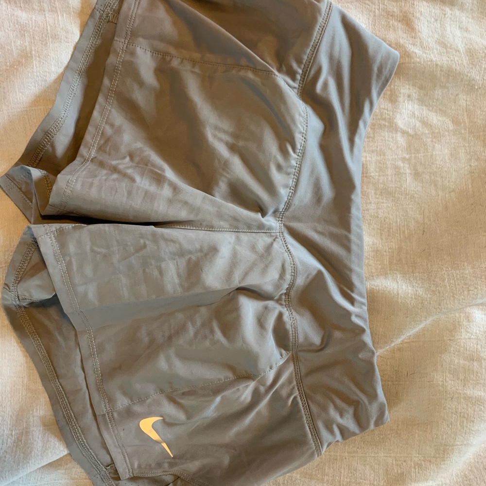 NIKE gray running shorts
